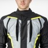 OZONE KURTKA TEKSTYLNA TOUR III BLACK/GREY/FLUO YE
